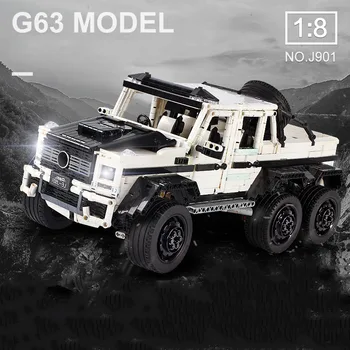 Колата MOC 2425 G63 AMG 6X6 LAND CRUISER Набор от Модели за Изграждане на Блокове, Тухли, Детски Автомобили, детски Играчки