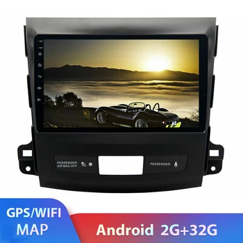 2 + 32G Android 10,1 10,1 инча Автомобилен Мултимедиен БЕЗ DVD Плейър GPS Автомобилна Радио Navi Плейър за Mitsubishi Outlander XL 2006-2012
