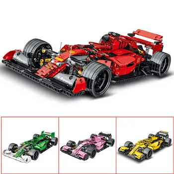 Нови Технически Блокове Expert Super Speed Champions Car F1 Строителен Състезателен Автомобил Модел Тухли Играчки, Подарък За Рожден Ден За Деца